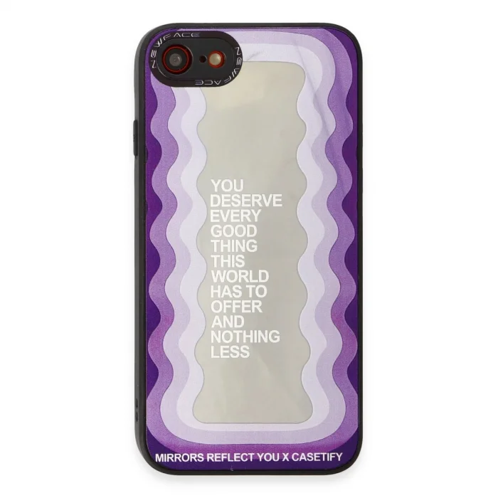 BUĞZ İphone 7 Kılıf Mirror Desenli Kapak - Mirror - 5