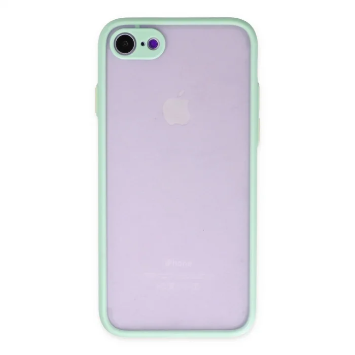 BUĞZ İphone 7 Kılıf Montreal Silikon Kapak - Turkuaz