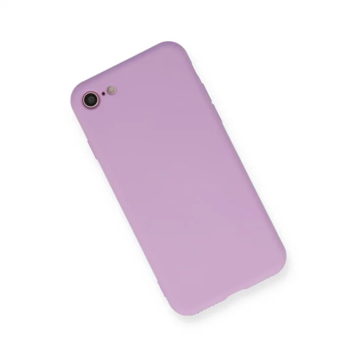 BUĞZ İphone 7 Kılıf Nano İçi Kadife Silikon - Lila