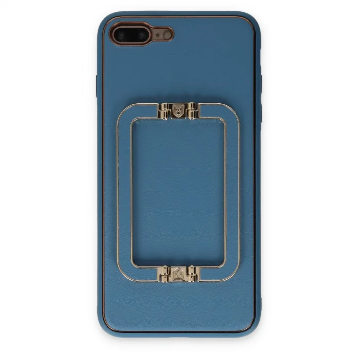 BUĞZ İphone 7 Plus Kılıf Coco Elit Kapak - Mavi