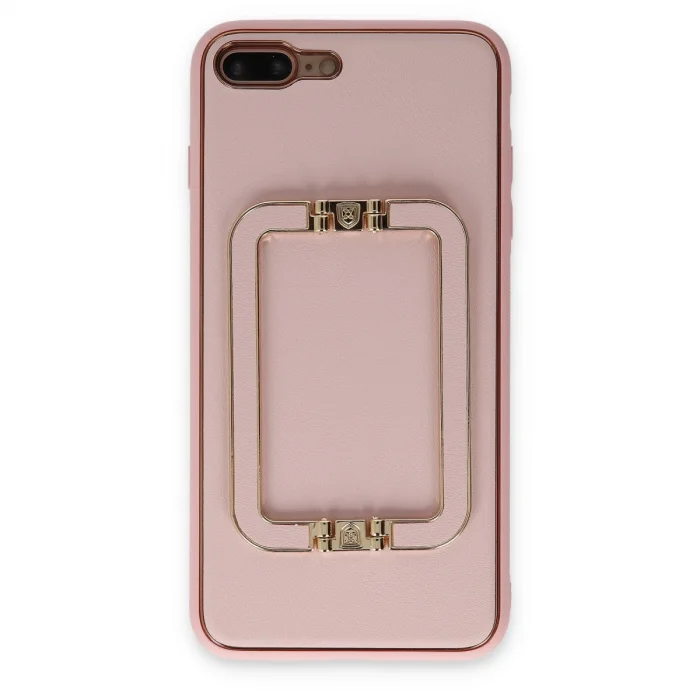 BUĞZ İphone 7 Plus Kılıf Coco Elit Kapak - Pembe