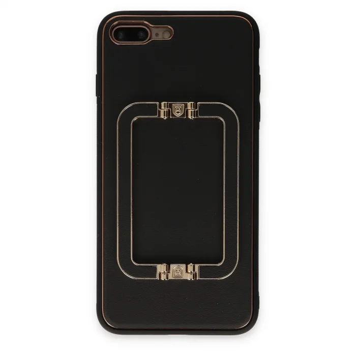 BUĞZ İphone 7 Plus Kılıf Coco Elit Kapak - Siyah