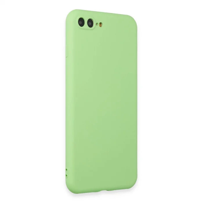 BUĞZ İphone 7 Plus Kılıf First Silikon - Açık Yeşil