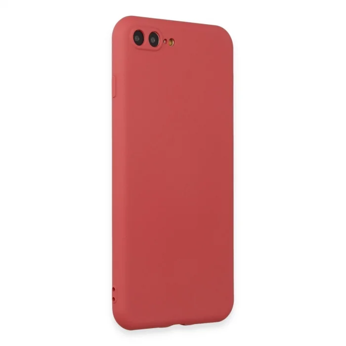 BUĞZ İphone 7 Plus Kılıf First Silikon - Kiremit