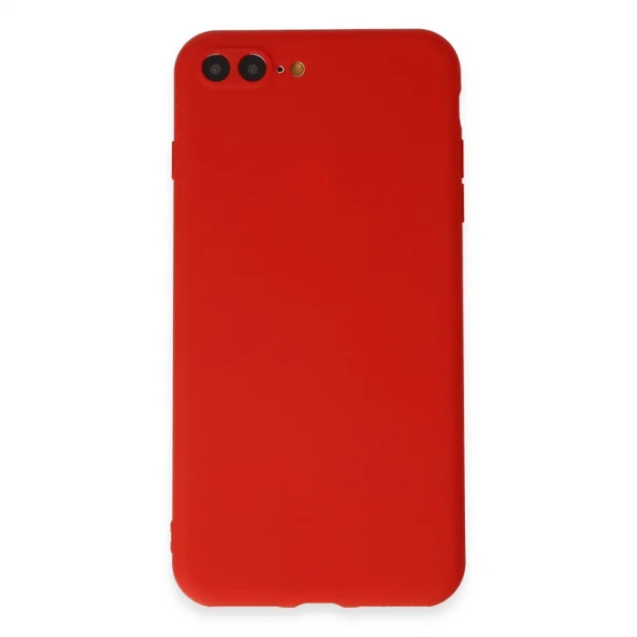 BUĞZ İphone 7 Plus Kılıf First Silikon - Kırmızı