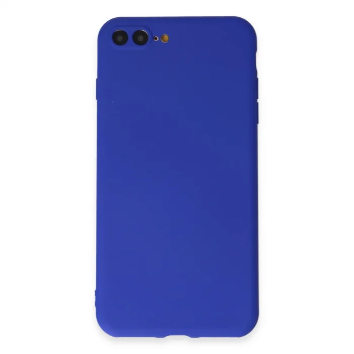 BUĞZ İphone 7 Plus Kılıf First Silikon - Koyu Mavi