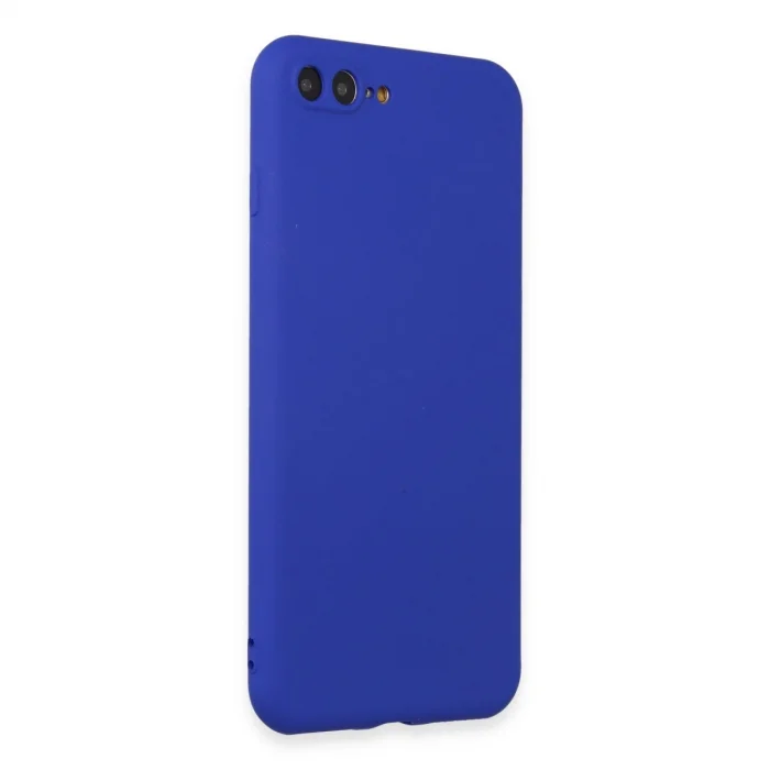 BUĞZ İphone 7 Plus Kılıf First Silikon - Koyu Mavi