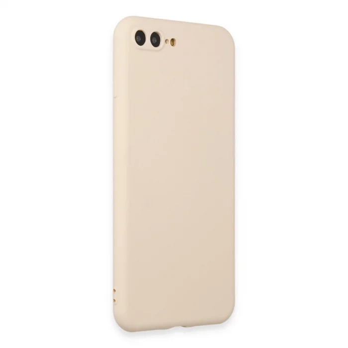 BUĞZ İphone 7 Plus Kılıf First Silikon - Krem