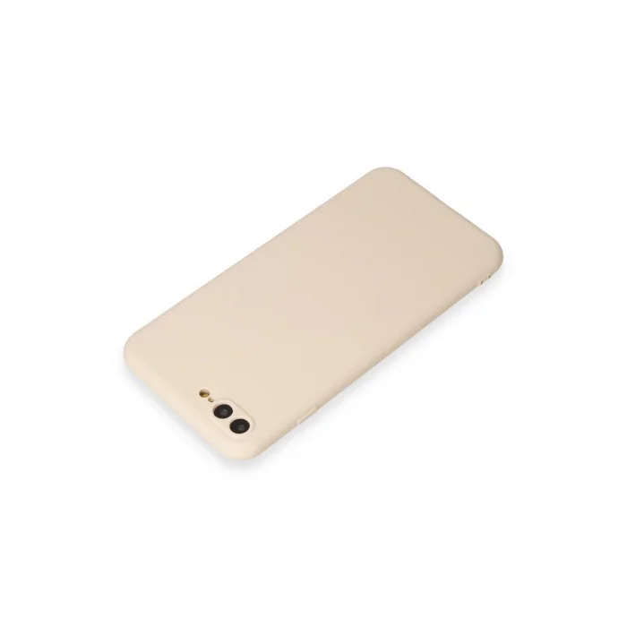 BUĞZ İphone 7 Plus Kılıf First Silikon - Krem