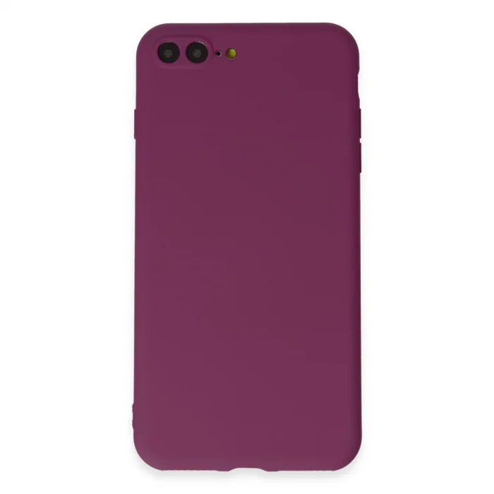 BUĞZ İphone 7 Plus Kılıf First Silikon - Mürdüm