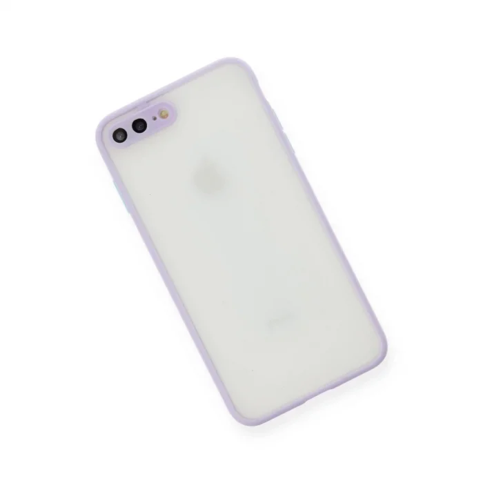 BUĞZ İphone 7 Plus Kılıf Montreal Silikon Kapak - Mor