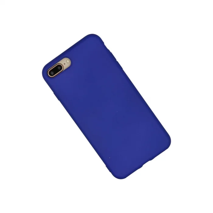 BUĞZ İphone 7 Plus Kılıf Nano İçi Kadife Silikon - Lacivert