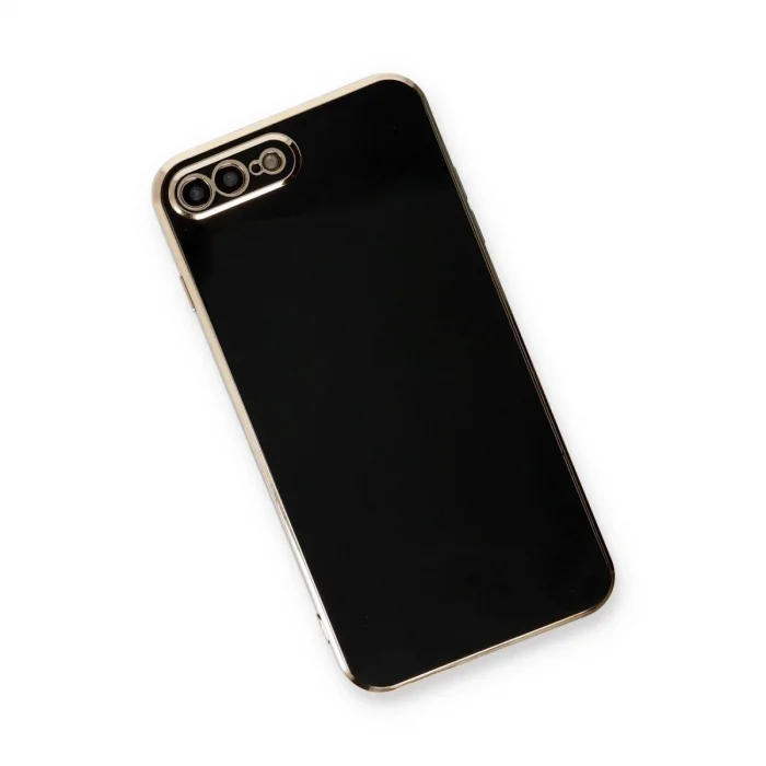 BUĞZ İphone 7 Plus Kılıf Volet Silikon - Siyah