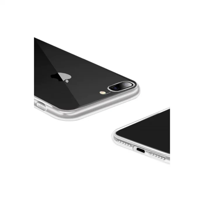 BUĞZ İphone 8 Plus Kılıf Lüx Şeffaf Silikon