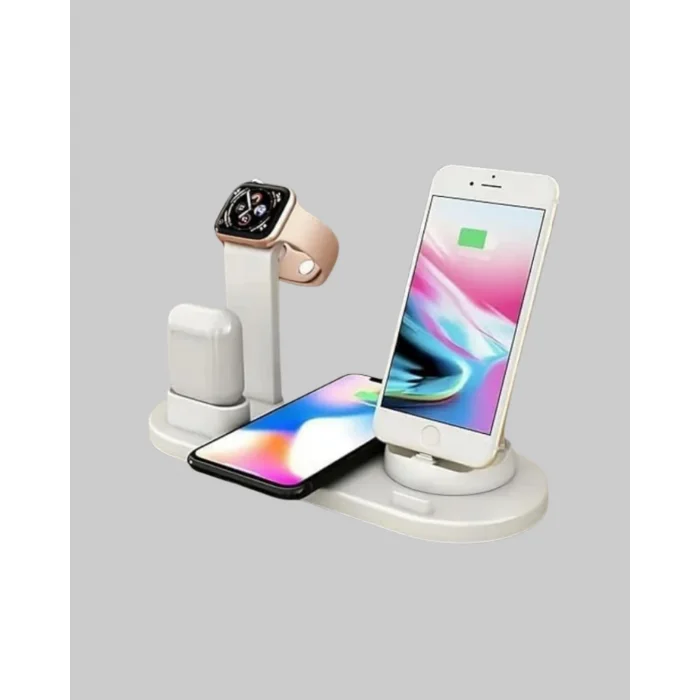 BUĞZ iPhone, AirPods ve Akıllı Saat Uyumlu Çoklu Şarj Cihazı - Lisinya