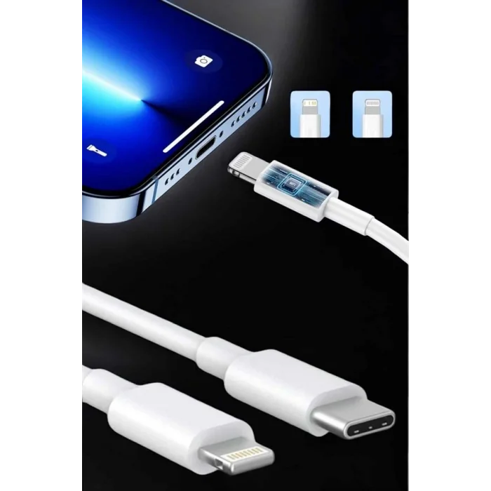 BUĞZ Iphone İOS Uyumlu Hızlı Şarj Kablosu Type C To Lightning 12 13 14 15 Pro Max