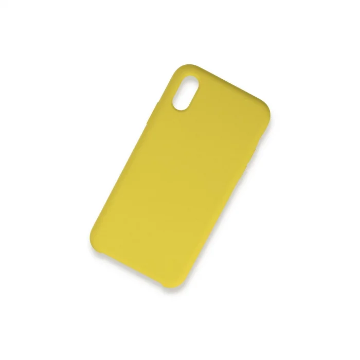BUĞZ İphone X Kılıf Lansman Legant Silikon - Sarı