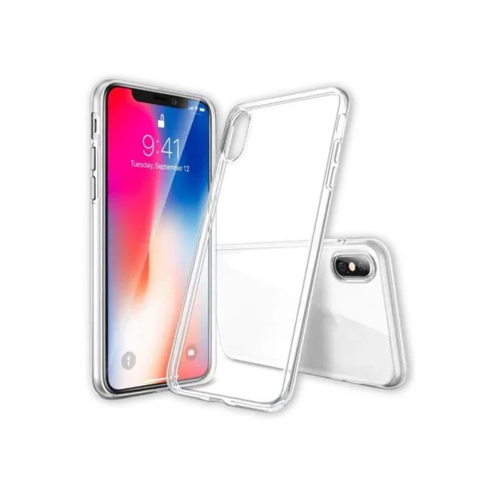 BUĞZ İphone X Kılıf Lüx Şeffaf Silikon