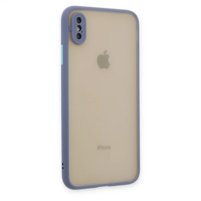 BUĞZ İphone X Kılıf Montreal Silikon Kapak - Gri