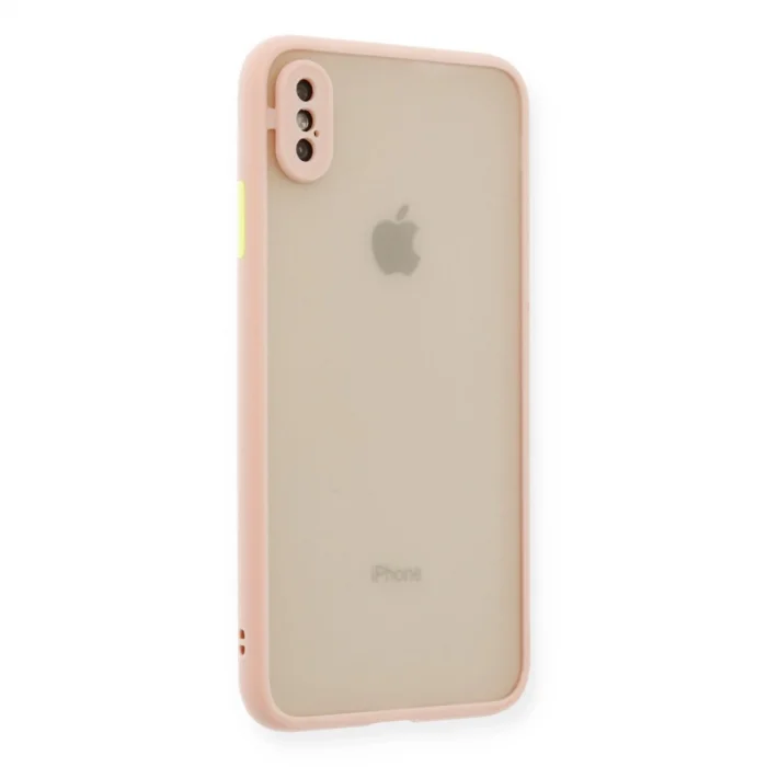 BUĞZ İphone X Kılıf Montreal Silikon Kapak - Pembe