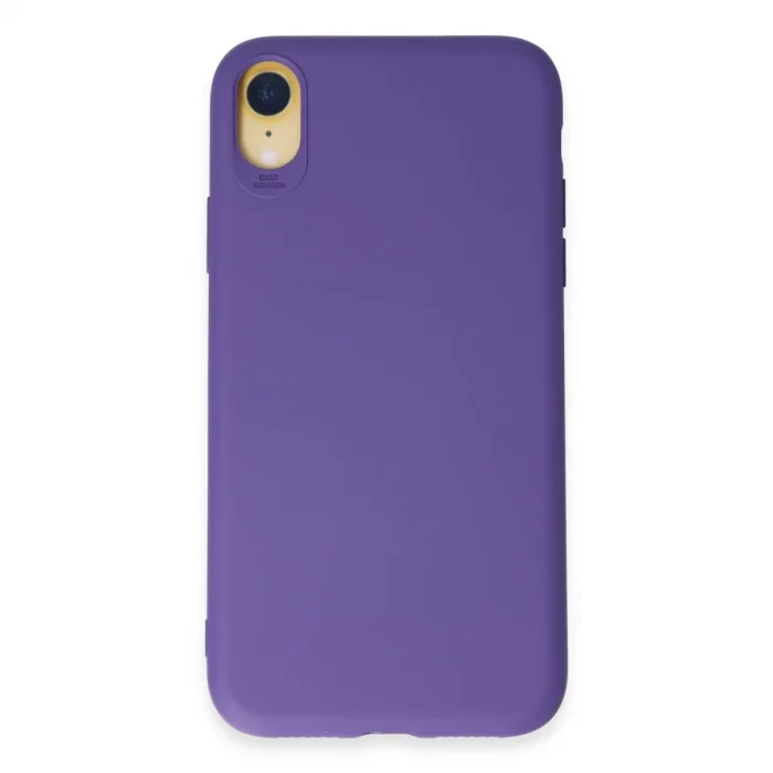 BUĞZ İphone Xr Kılıf First Silikon - Mor