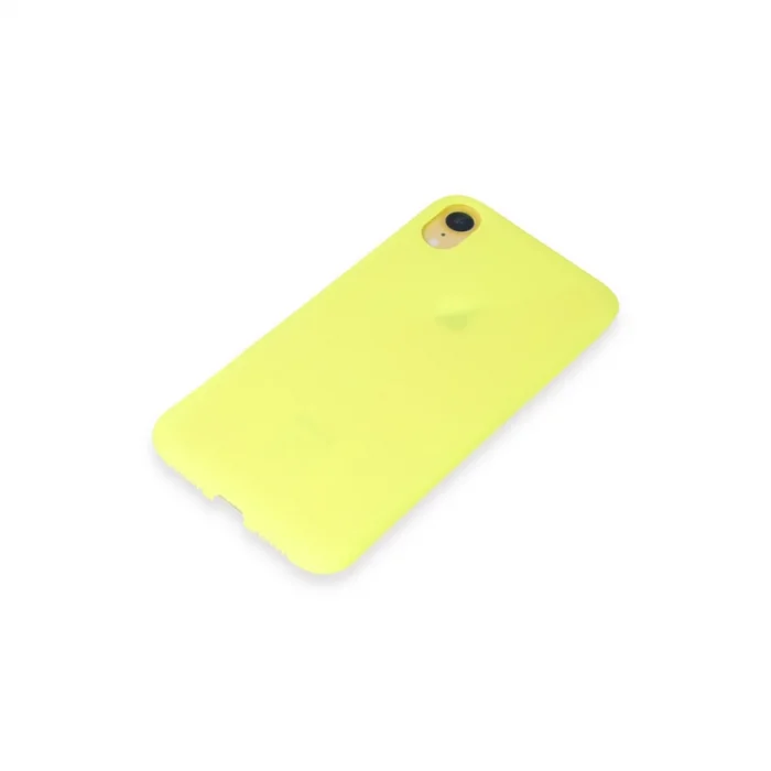 BUĞZ İphone Xr Kılıf First Silikon - Parlak Yeşil