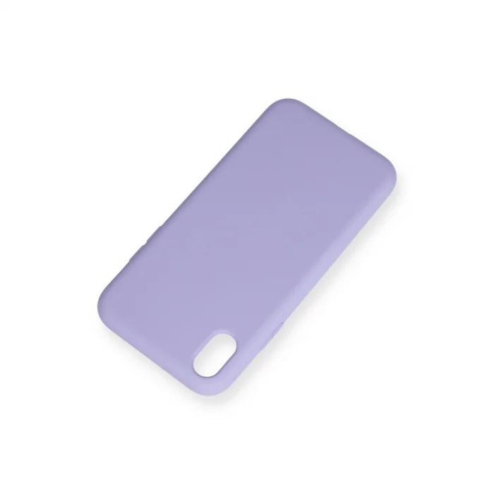 BUĞZ İphone Xr Kılıf Nano İçi Kadife Silikon - Lila