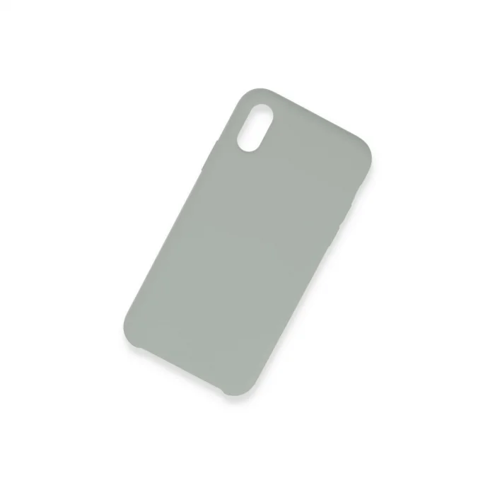 BUĞZ İphone Xs Max Kılıf Lansman Legant Silikon - Açık Gri
