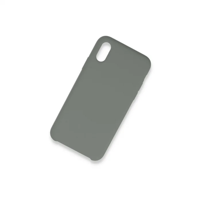 BUĞZ İphone Xs Max Kılıf Lansman Legant Silikon - Gri