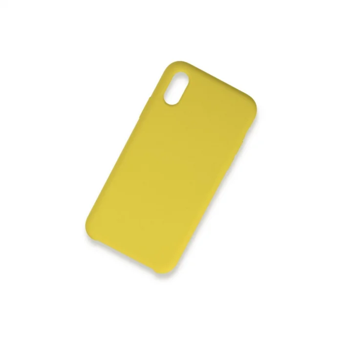 BUĞZ İphone Xs Max Kılıf Lansman Legant Silikon - Sarı