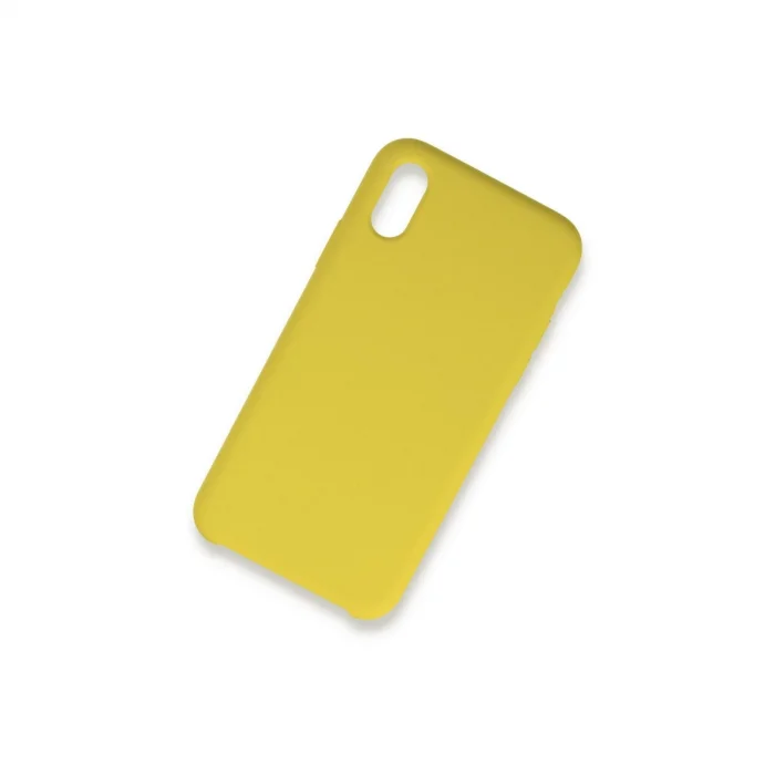 BUĞZ İphone Xs Max Kılıf Lansman Legant Silikon - Sarı