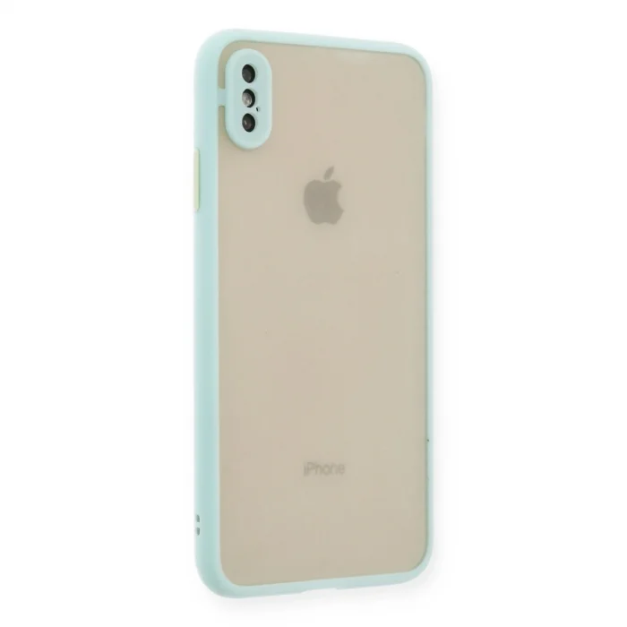 BUĞZ İphone Xs Max Kılıf Montreal Silikon Kapak - Turkuaz