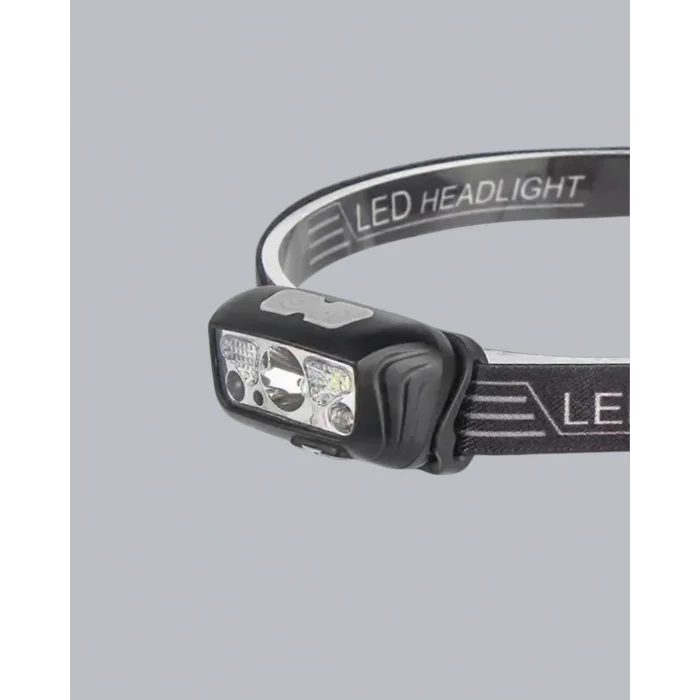 BUĞZ IPX5 Su Geçirmez Şarjlı LED Kafa Feneri | Hareket Sensörlü, Ayarlanabilir 60° Far