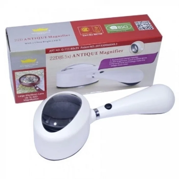 BUĞZ Işıklı 60x35 El Büyüteç