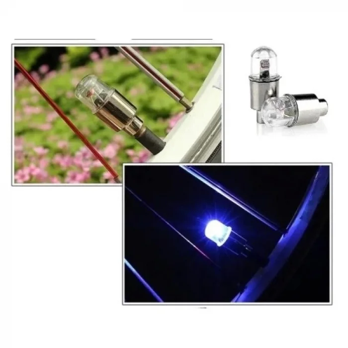  Işıklı Bisiklet Araba Sibop Kapağı 2 Adet