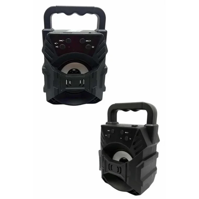  Işıklı Bluetooth Hoparlör Ses Bombası Taşınabilir Yüksek Ses Kaliteli Radyo Özelliği