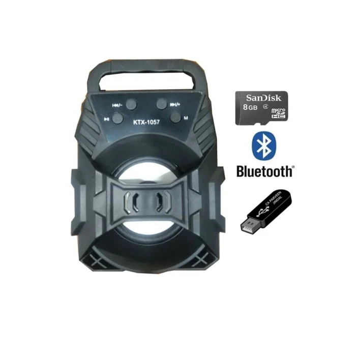 BUĞZ Işıklı Bluetooth Hoparlör, Taşınabilir Kablosuz Ses Sistemi, Suya Dayanıklı ve Radyolu