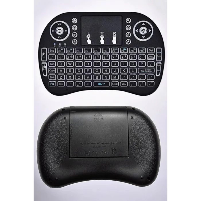 BUĞZ Işıklı Kablosuz Mini Q Klavye Tüm Cihazlara Uyumlu - BUĞZ