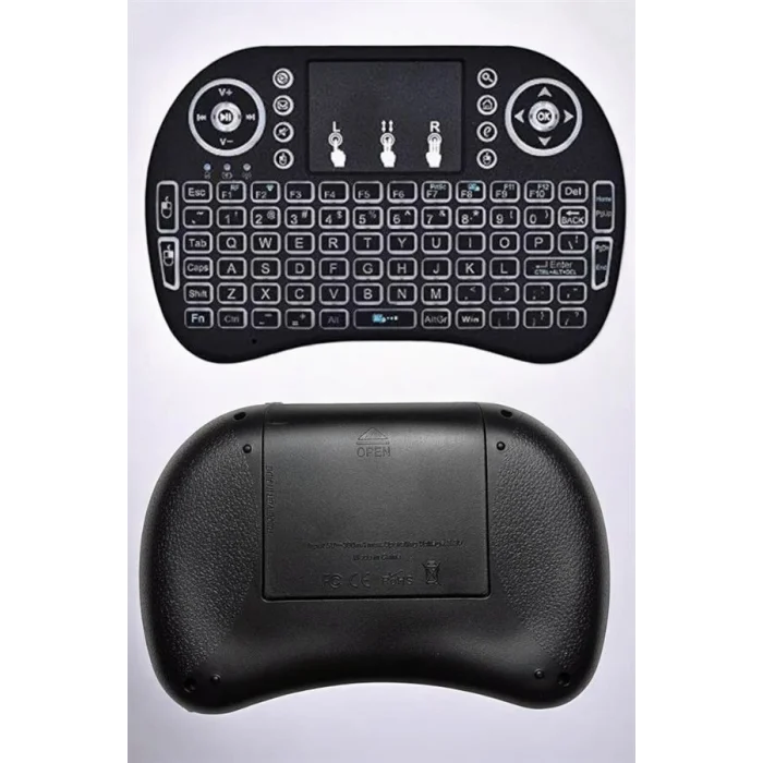 BUĞZ Işıklı Kablosuz Mini Q Klavye Tüm Cihazlara Uyumlu - BUĞZ