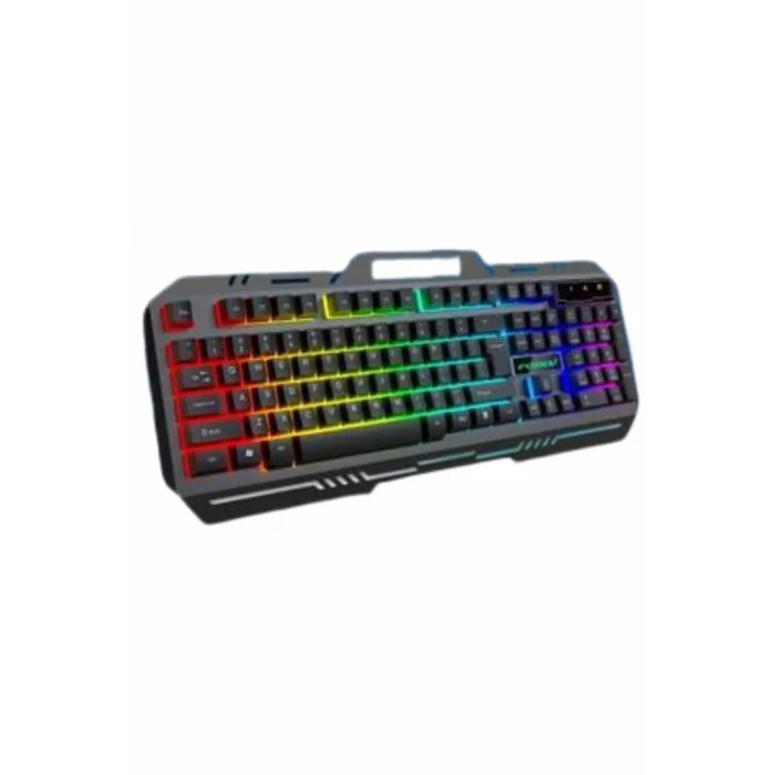 BUĞZ Işıklı Oyuncu Q Klavye Mouse Seti Siyah Gaming Oyuncu Klavye - BUĞZ