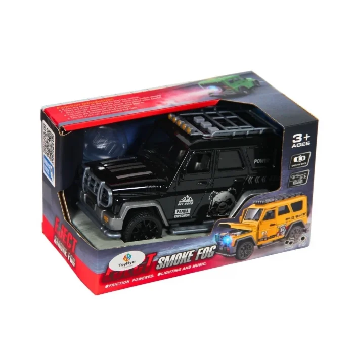  Işıklı Sesli Duman Çıkaran Sürtmeli Spor Jeep LDP-3A