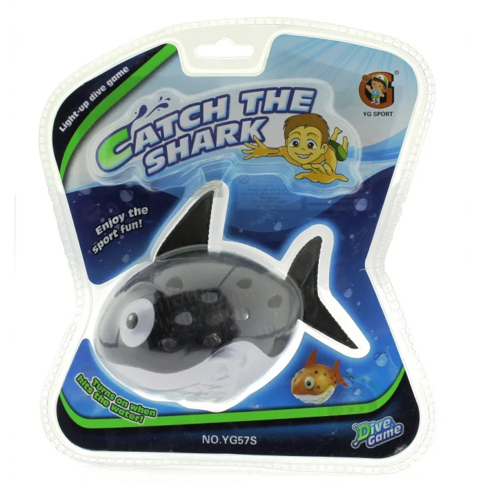  Işıklı Su Oyuncağı Siyah Dalgıç Balık