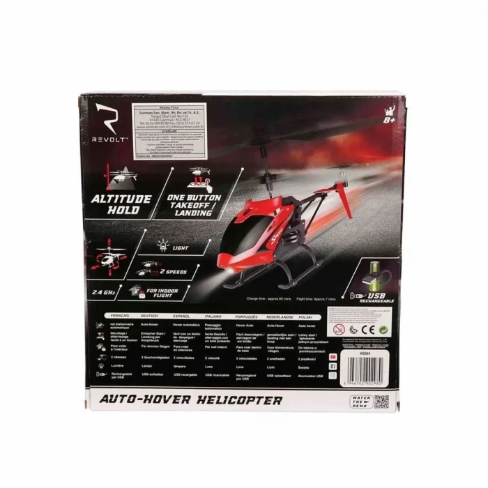  Işıklı USB Şarjlı Uzaktan Kumandalı Helikopter