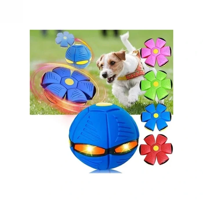 BUĞZ Işıklı Zıplayan Frizbi Evcil Hayvan Topu