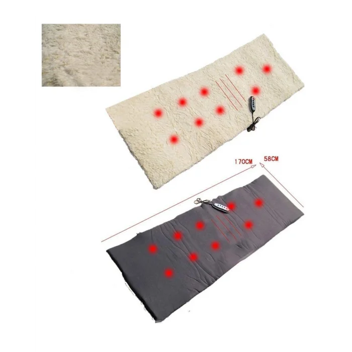 BUĞZ Isıtmalı Titreşimli Masaj Yatağı Tüm Vücut Rahatlatıcı Sistem