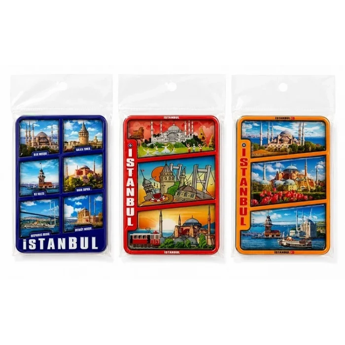 BUĞZ İstanbul Temalı Ahşap Buzdolapı Süsü Magnet Alk5824