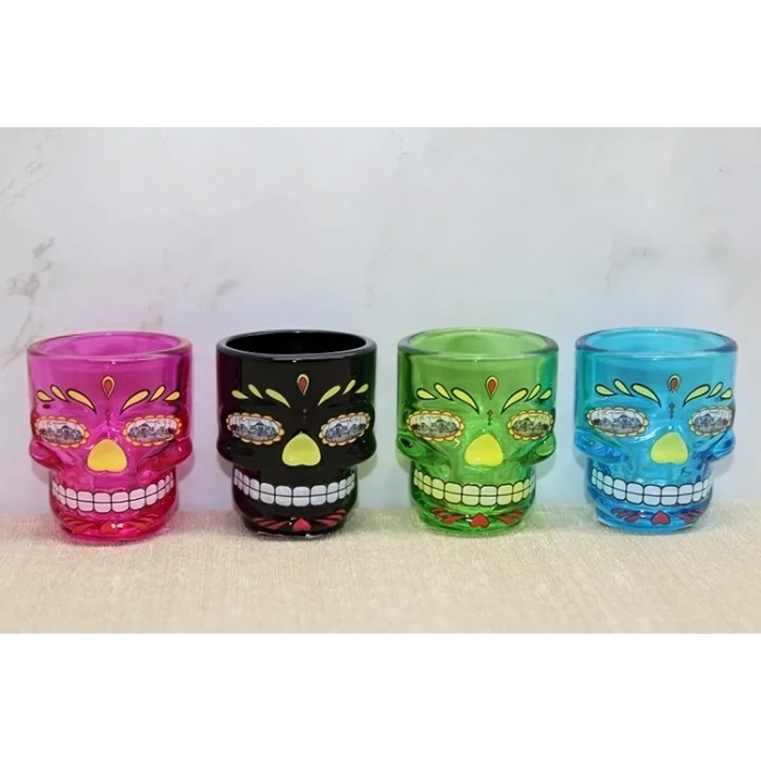 BUĞZ İstanbul Temalı Cam Kurukafa Shot Bardak Alk4301