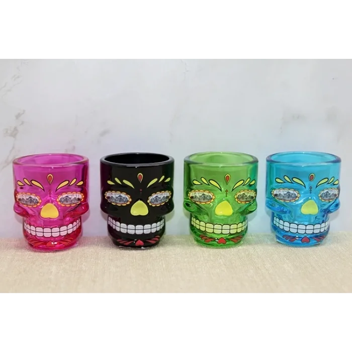 BUĞZ İstanbul Temalı Cam Kurukafa Shot Bardak Alk4301