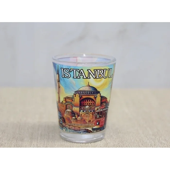 BUĞZ İstanbul Temalı Cam Shot Bardak Alk4356