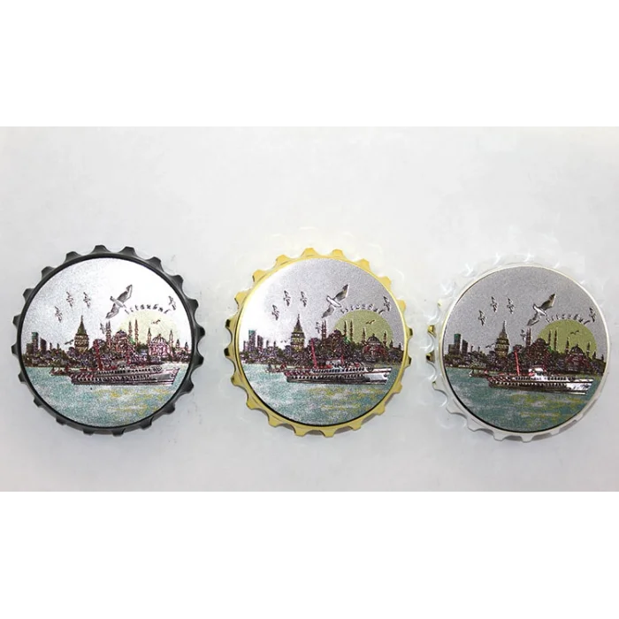 BUĞZ İstanbul Temalı Gazoz Kapağı Magnet - Model 1